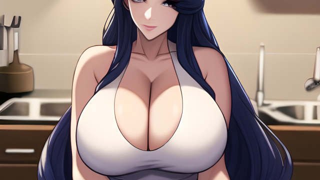 A Passionate Encounter in the Kitchen