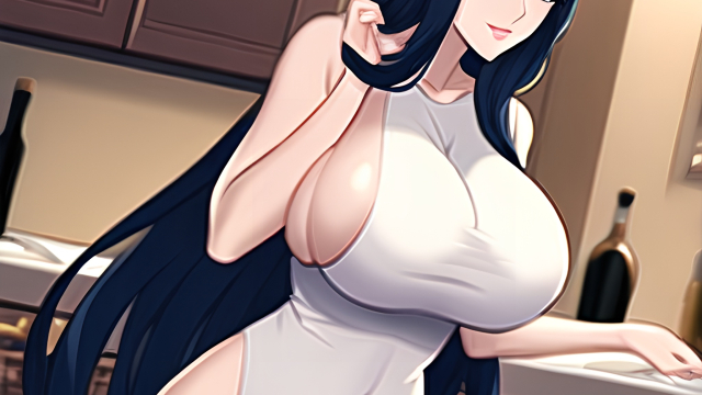 A Passionate Encounter in the Kitchen