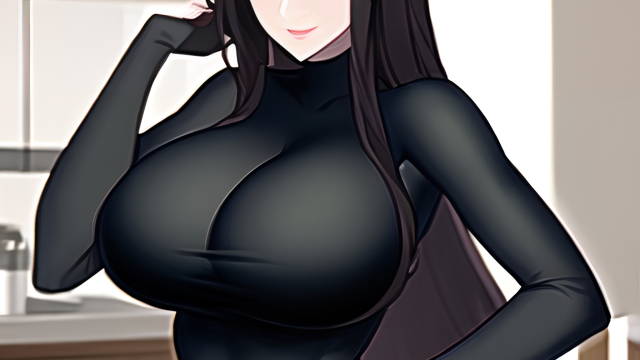 A Passionate Encounter in the Kitchen