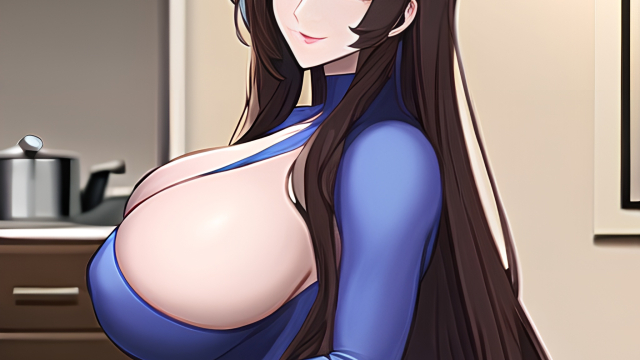 A Passionate Encounter in the Kitchen