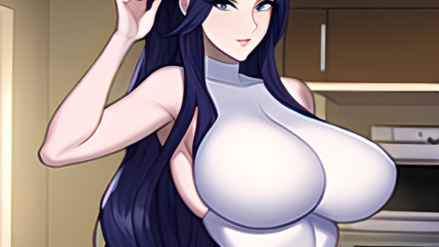 A Passionate Encounter in the Kitchen