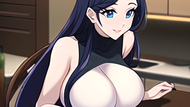 A Passionate Encounter in the Kitchen