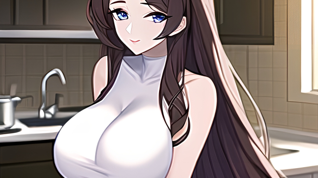 A Passionate Encounter in the Kitchen