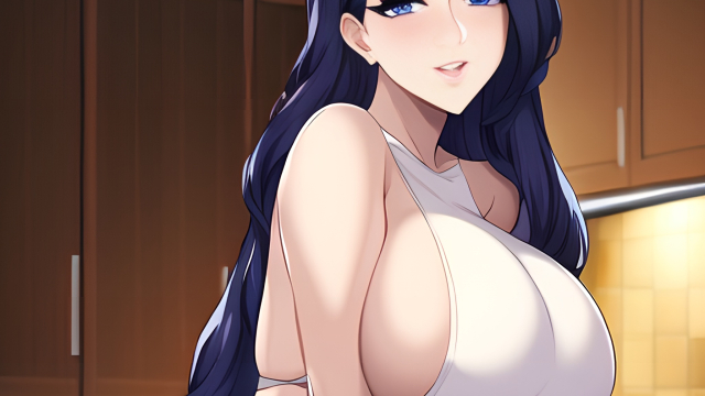 A Passionate Encounter in the Kitchen