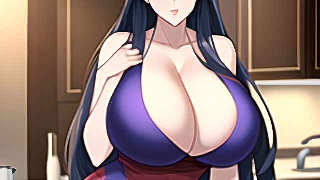 A Passionate Encounter in the Kitchen