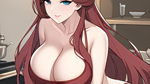 A Passionate Encounter in the Kitchen