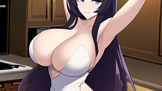 A Passionate Encounter in the Kitchen