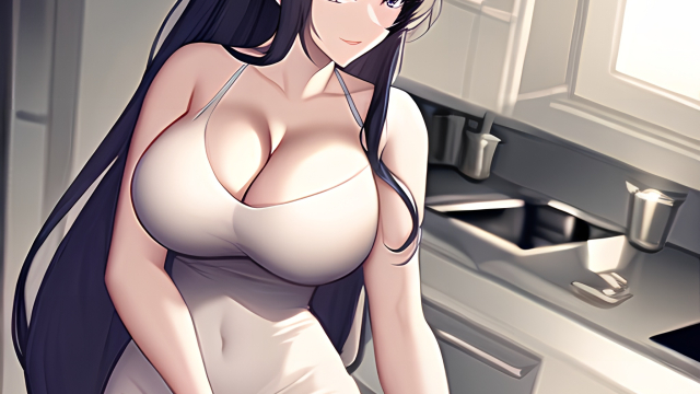 A Passionate Encounter in the Kitchen