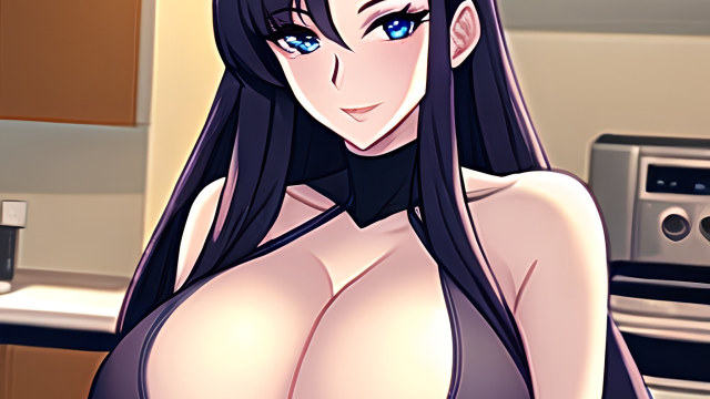 A Passionate Encounter in the Kitchen