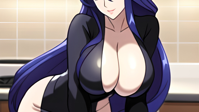 A Passionate Encounter in the Kitchen