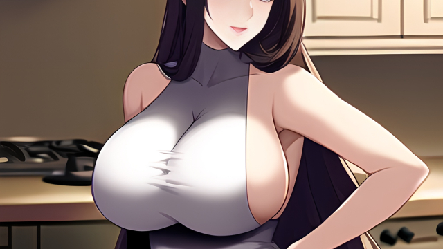 A Passionate Encounter in the Kitchen