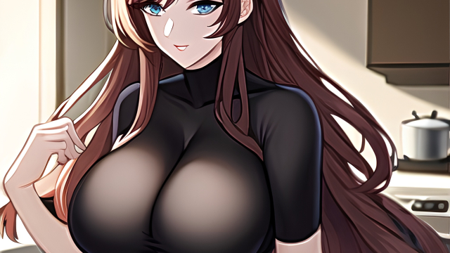 A Passionate Encounter in the Kitchen