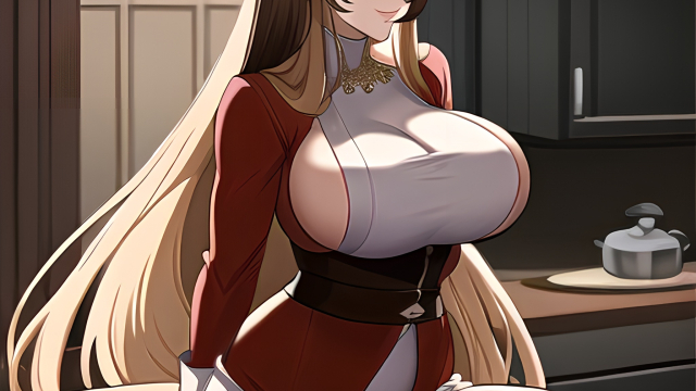 A Passionate Encounter in the Kitchen