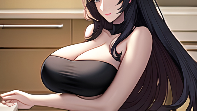 A Passionate Encounter in the Kitchen