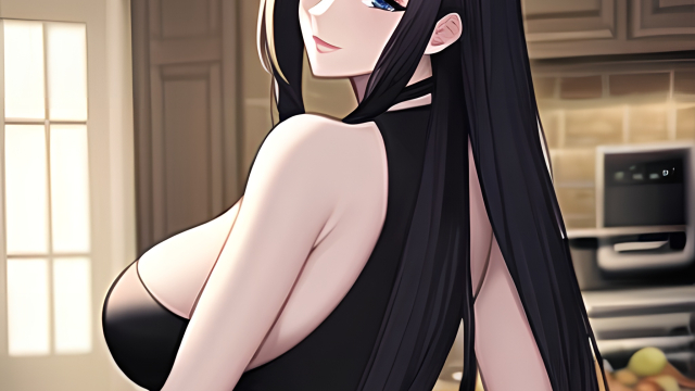 A Passionate Encounter in the Kitchen