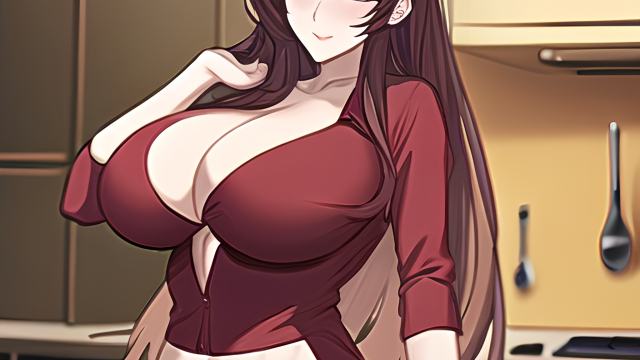 A Passionate Encounter in the Kitchen