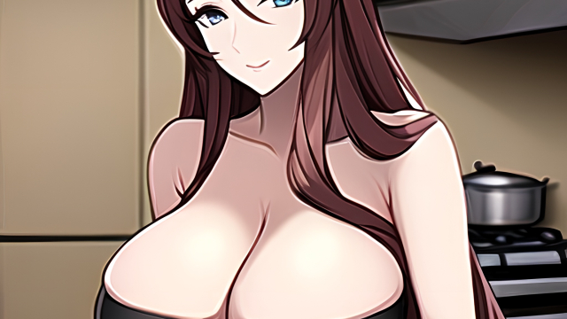 A Passionate Encounter in the Kitchen