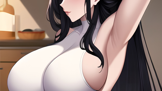 A Passionate Encounter in the Kitchen