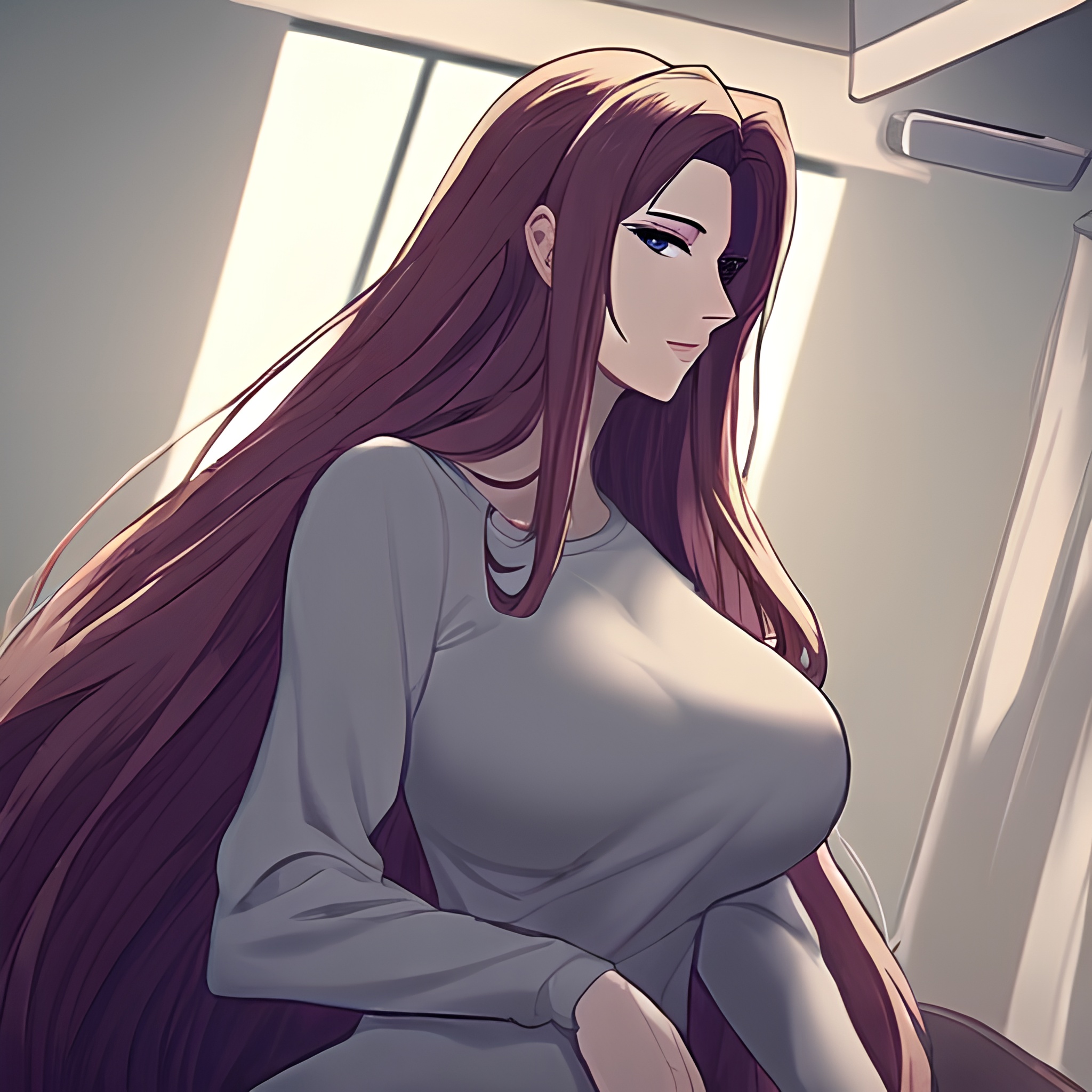 front view hospital woman long hair nude small boobs 