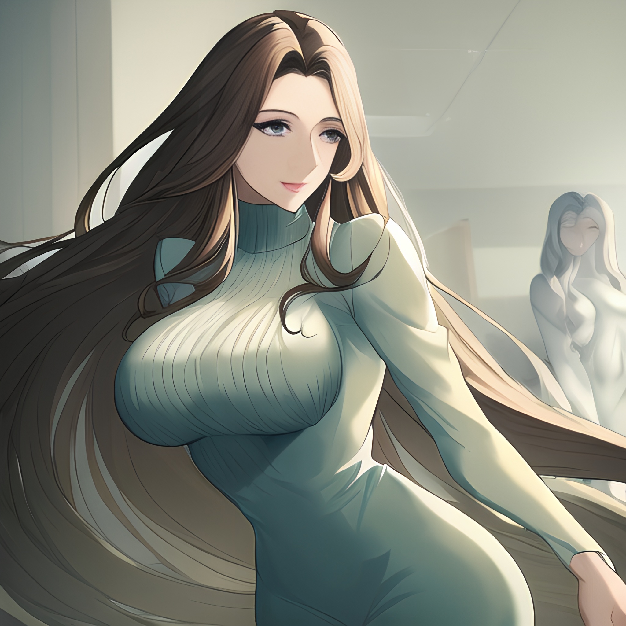 front view long hair hospital nude woman small boobs 