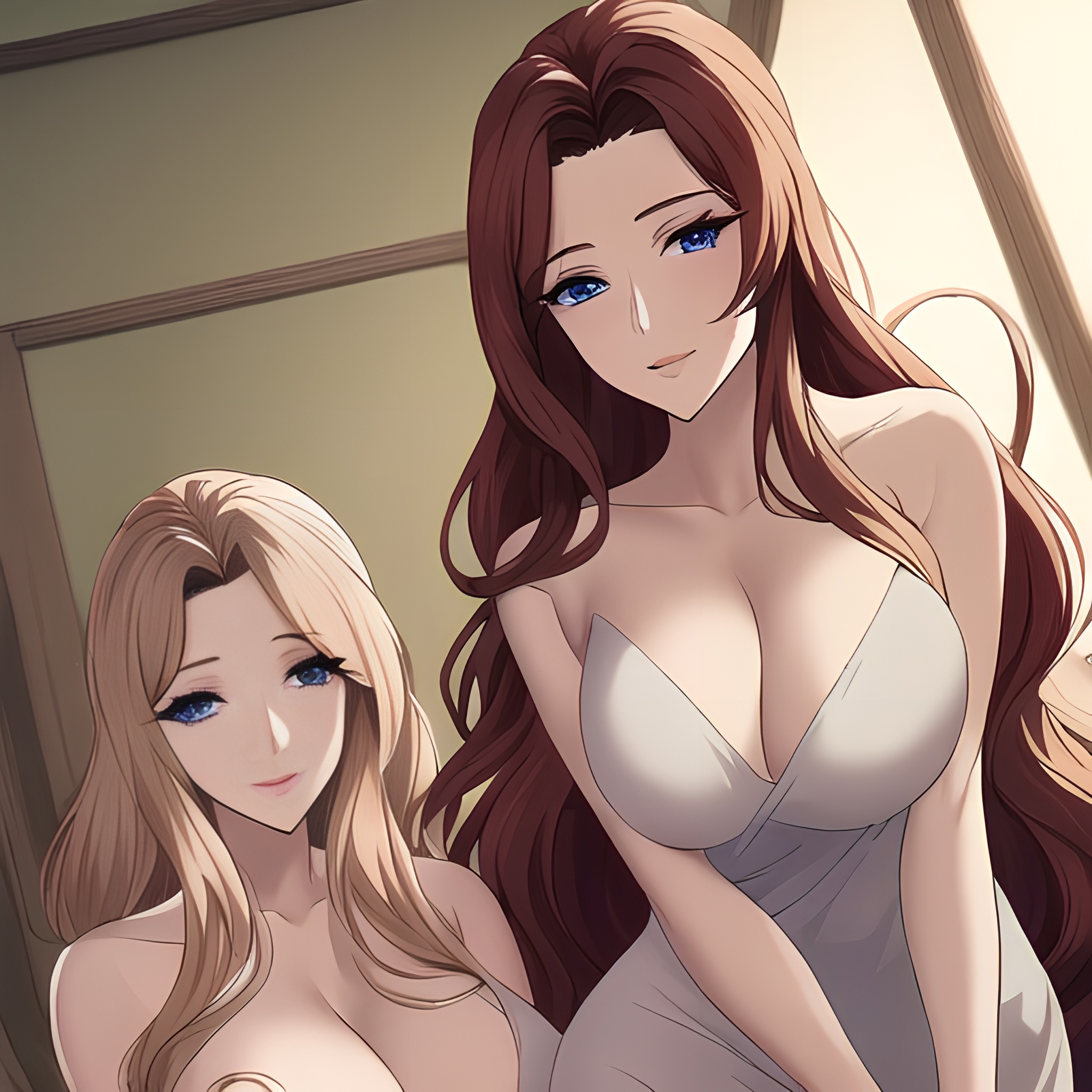 front view small boobs hospital woman nude long hair 