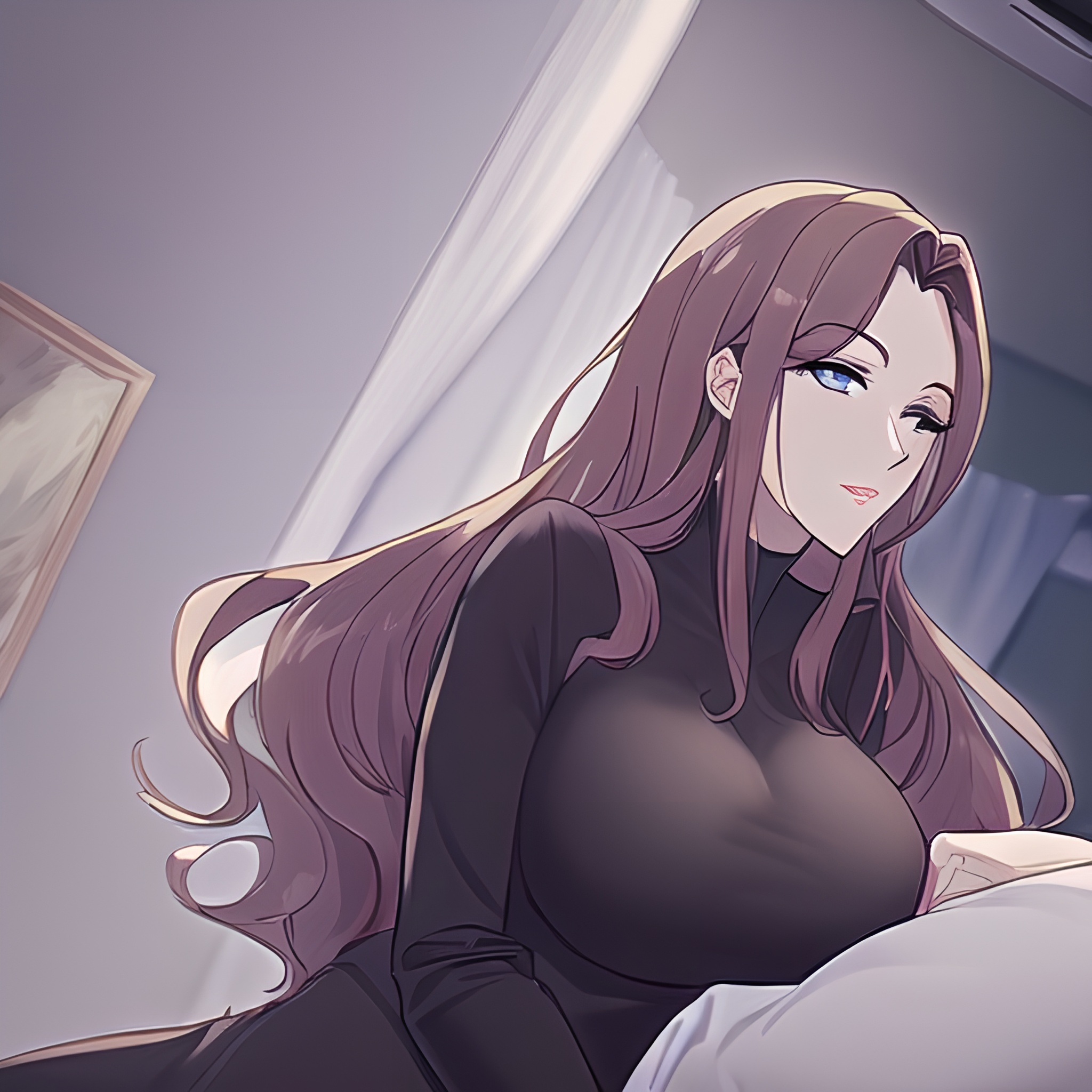 front view woman long hair small boobs nude hospital 