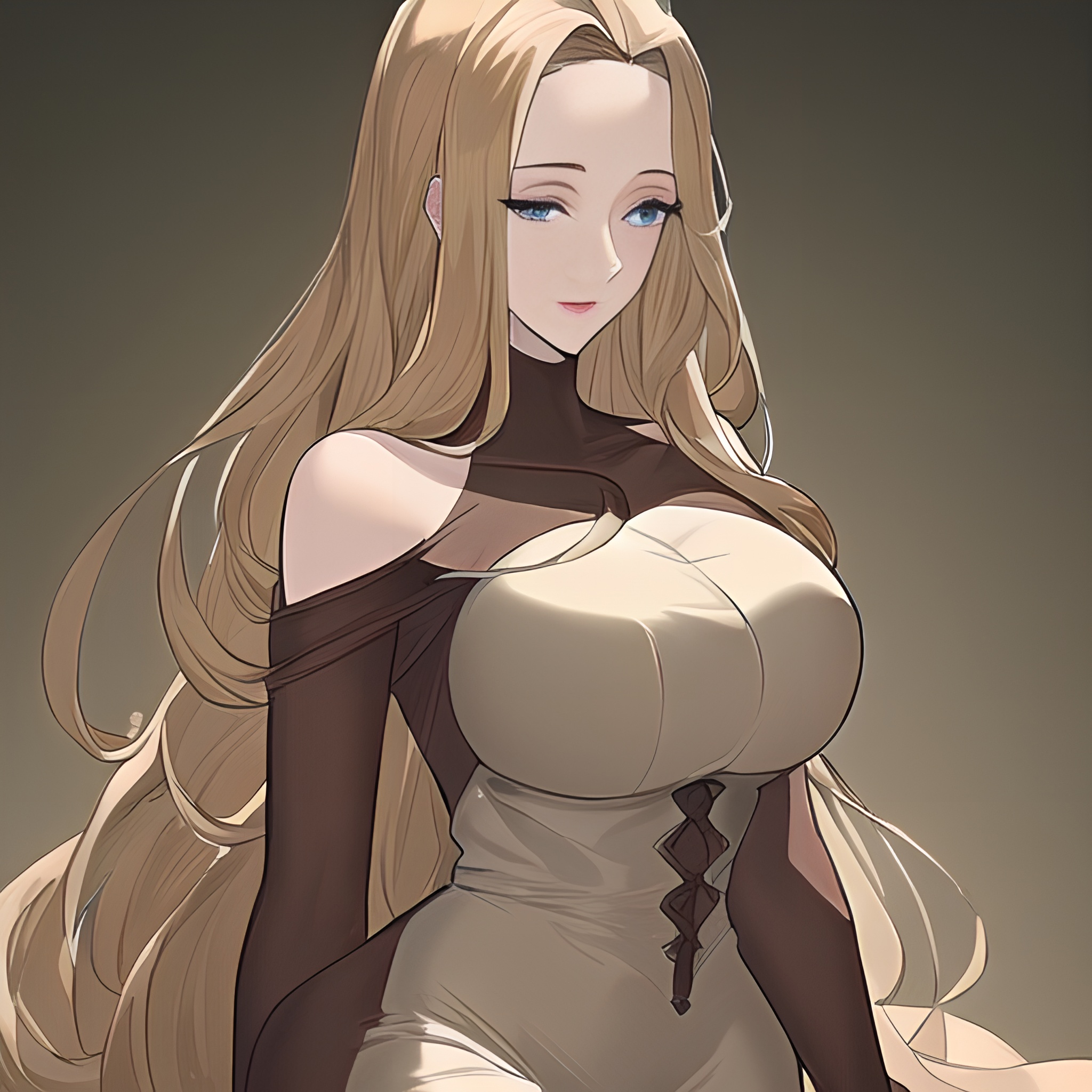 hospital front view long hair small boobs woman nude 