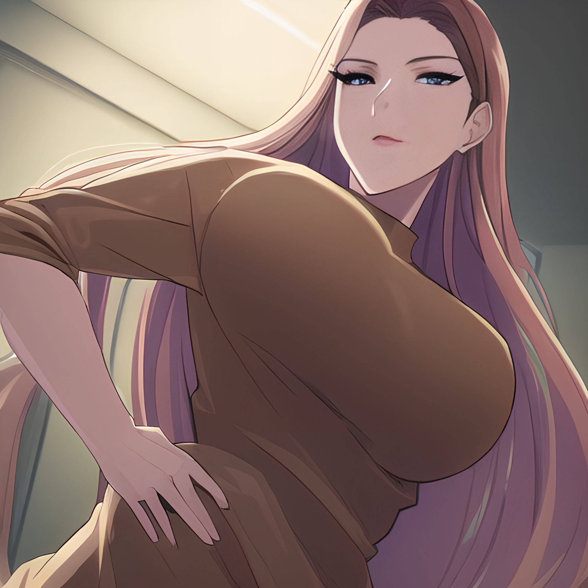 hospital small boobs front view nude long hair woman 