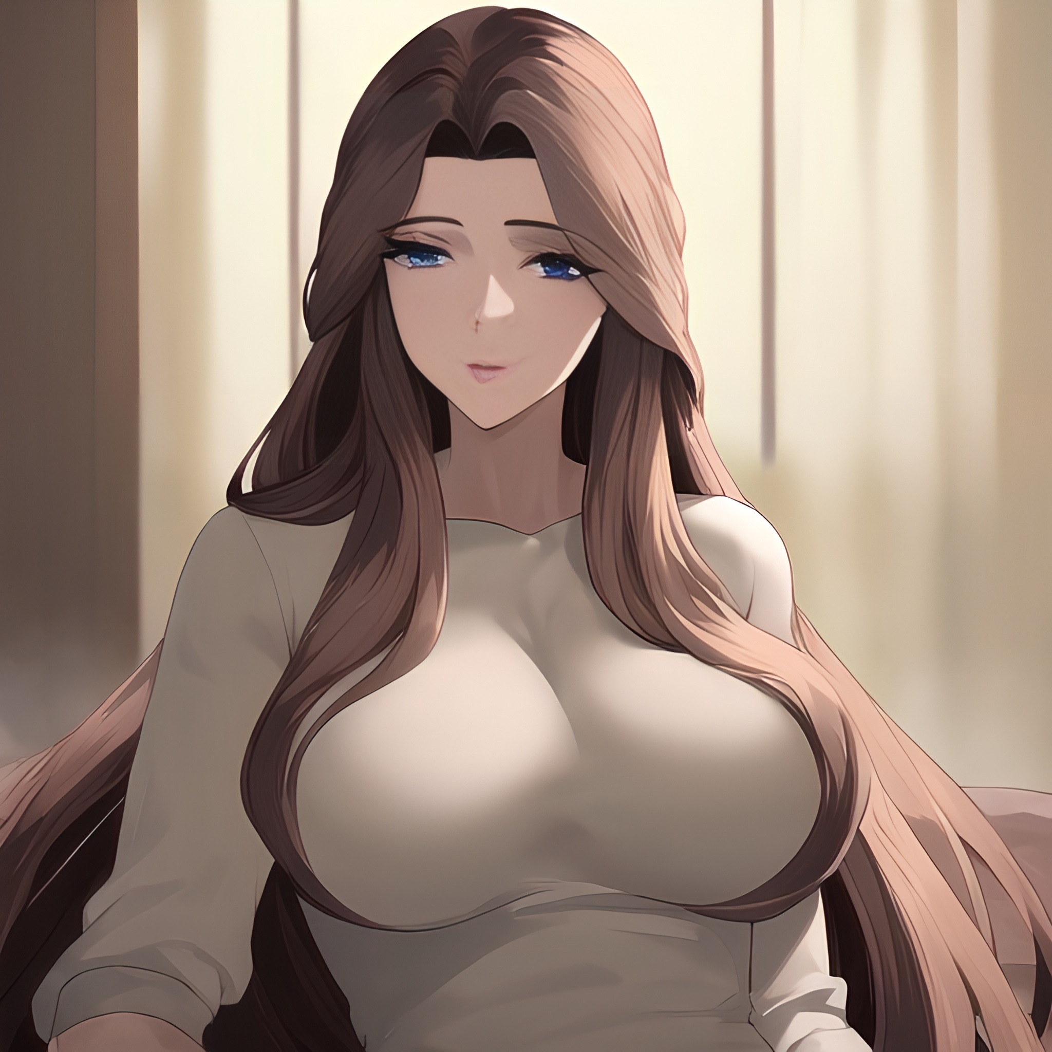 hospital small boobs long hair nude woman front view