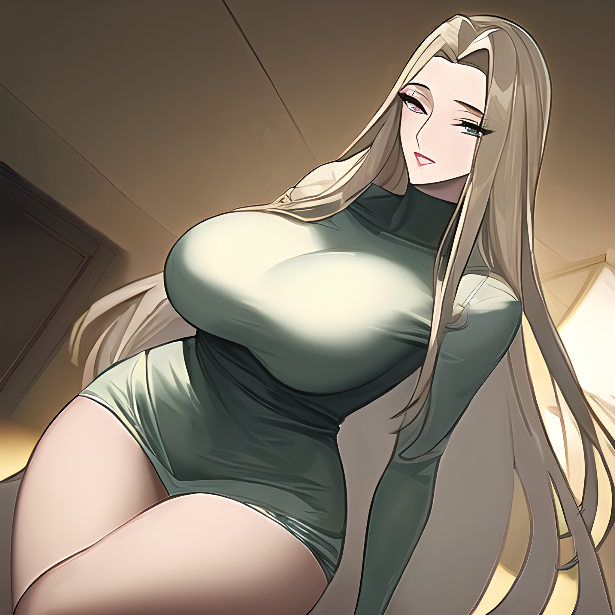 hospital small boobs nude front view long hair woman 