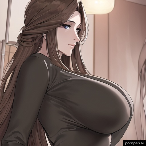 hospital woman long hair nude front view small boobs 