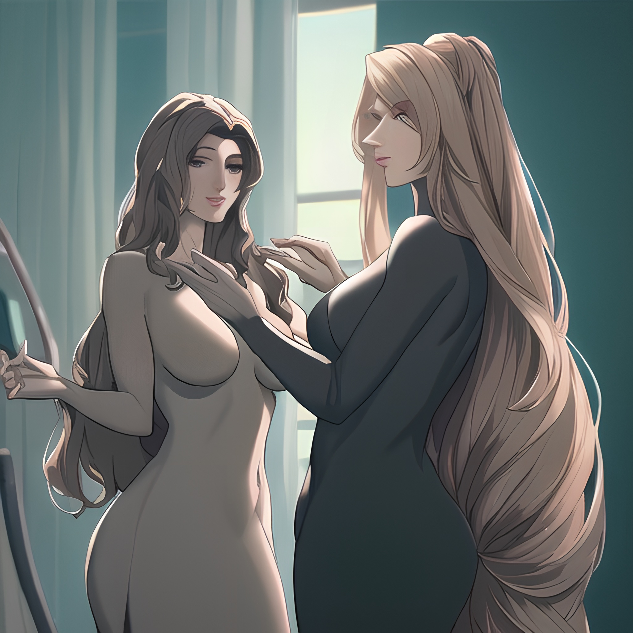 long hair front view nude hospital small boobs woman 