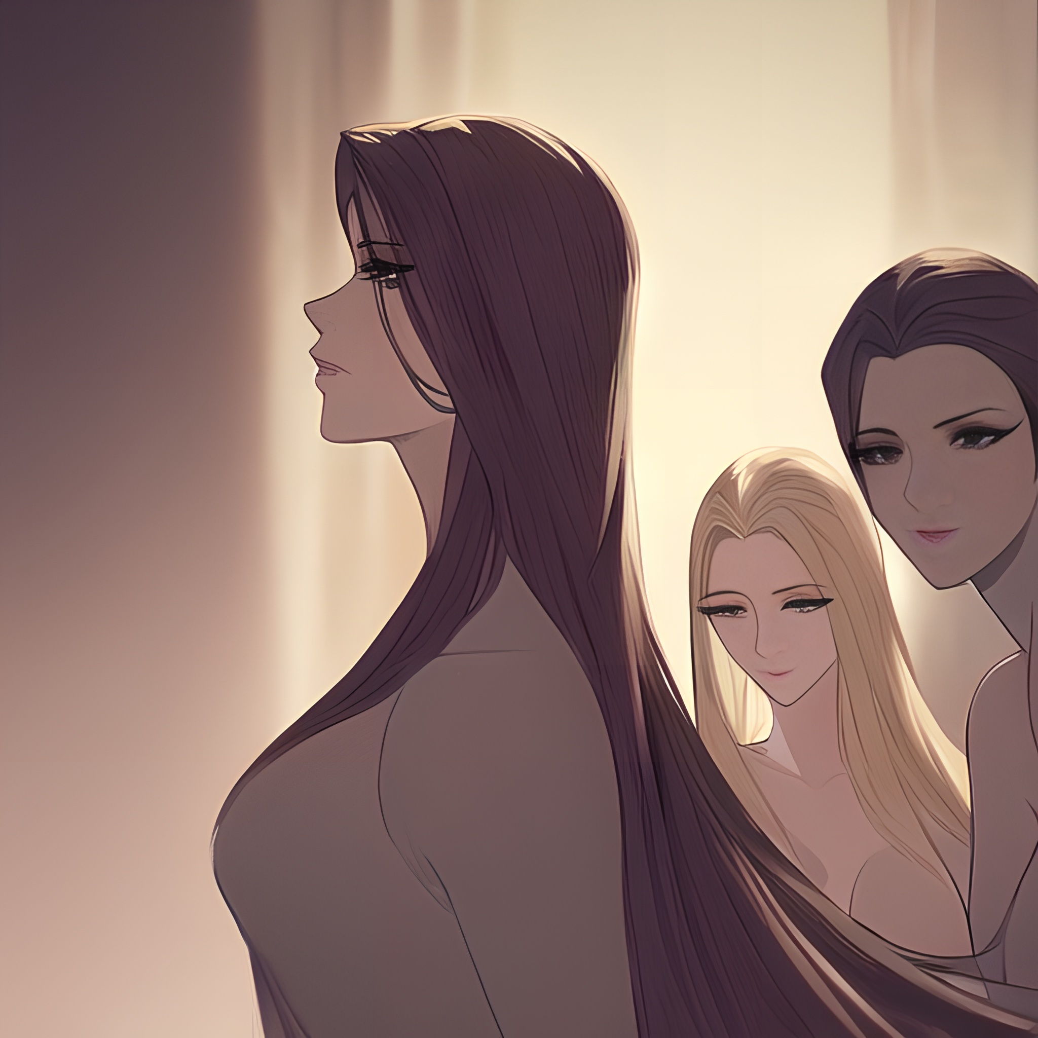 long hair hospital front view small boobs woman nude 