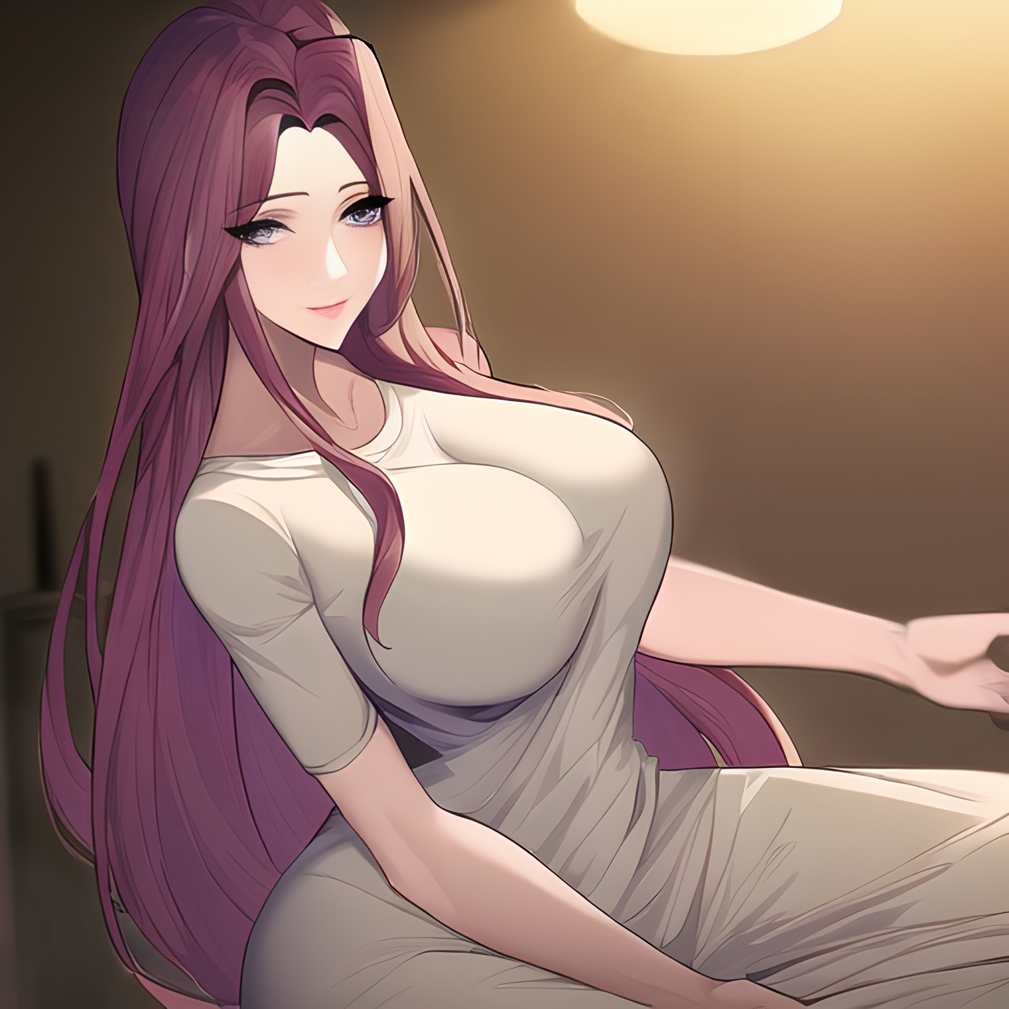 long hair hospital front view woman small boobs nude 