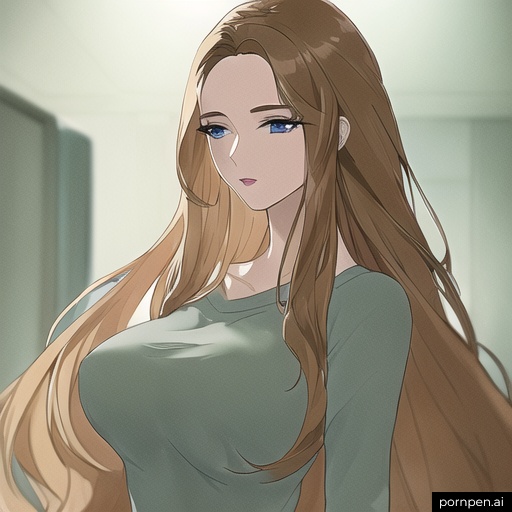 long hair hospital small boobs nude woman front view