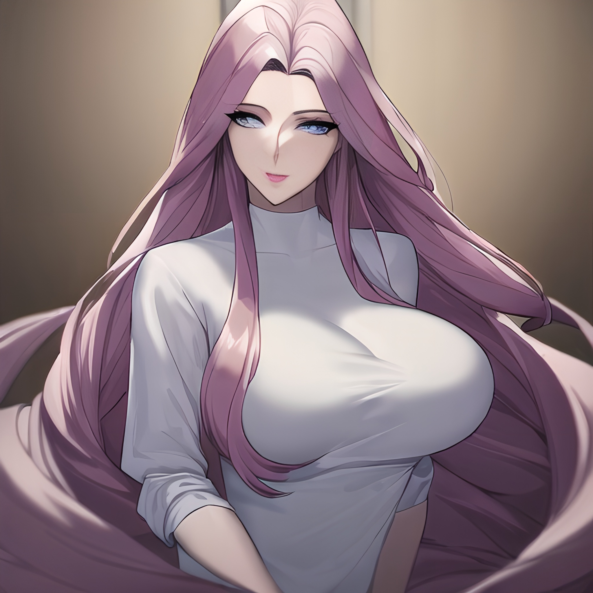 long hair hospital small boobs woman nude front view 