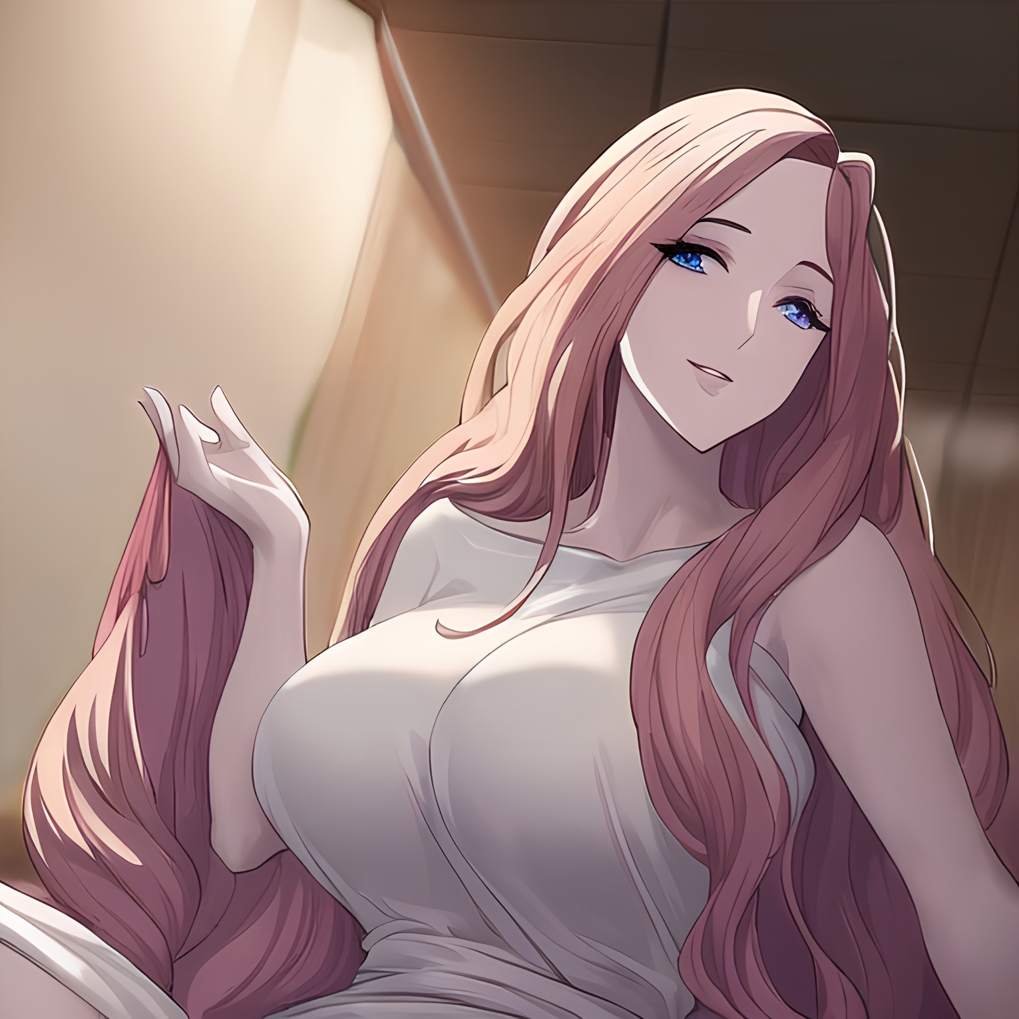 long hair woman front view nude hospital small boobs 