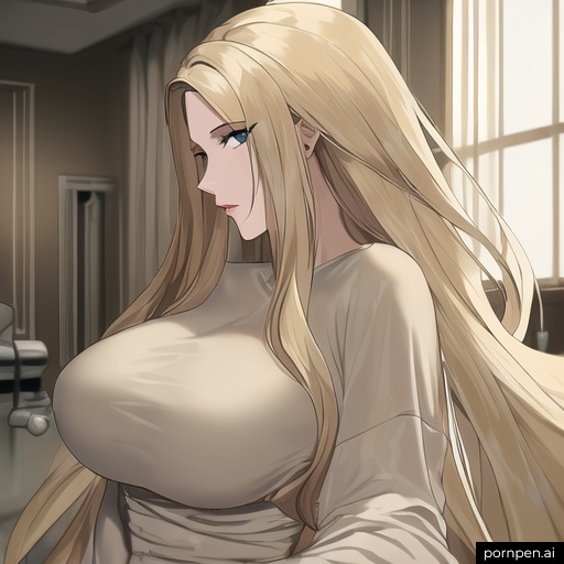 nude front view long hair woman hospital small boobs 