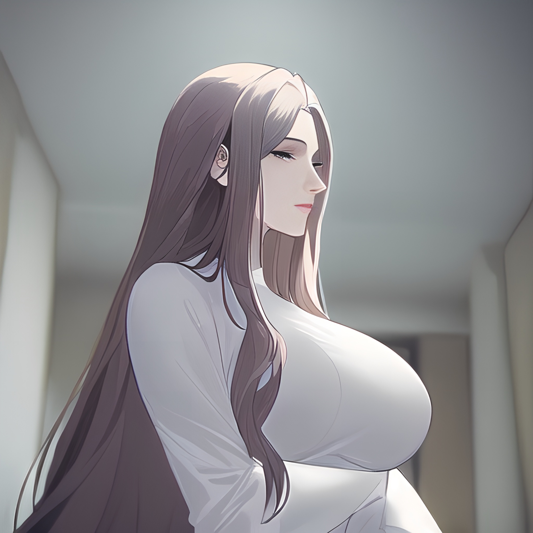 nude hospital small boobs front view woman long hair