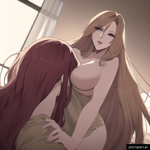 nude long hair hospital woman small boobs front view 