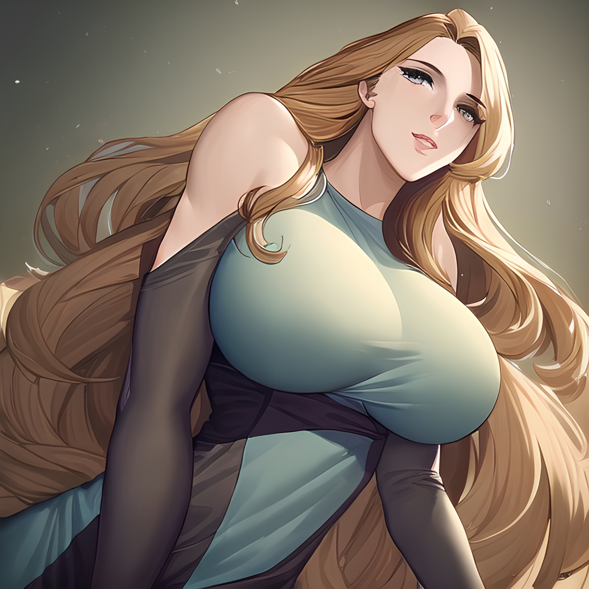 nude woman front view long hair hospital small boobs 