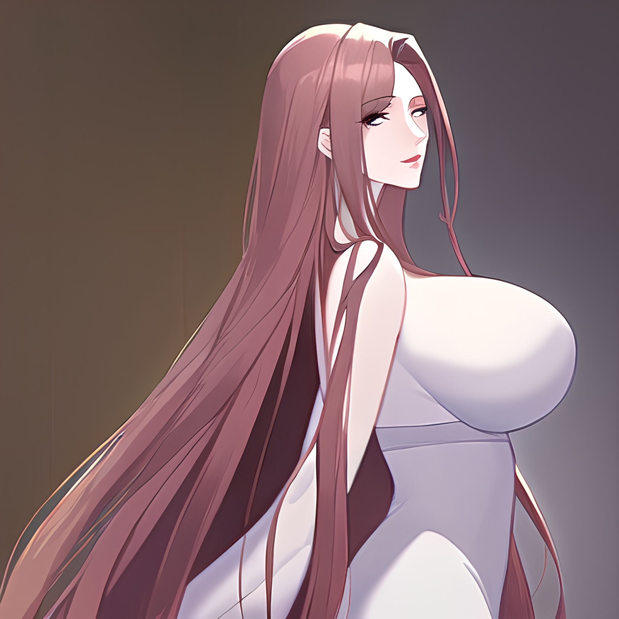 small boobs front view woman nude hospital long hair 