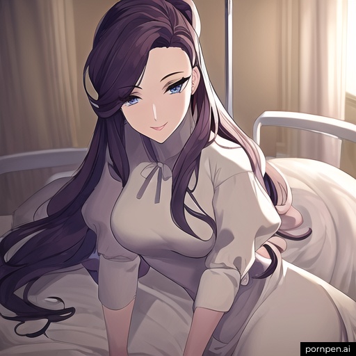 small boobs hospital woman front view long hair nude