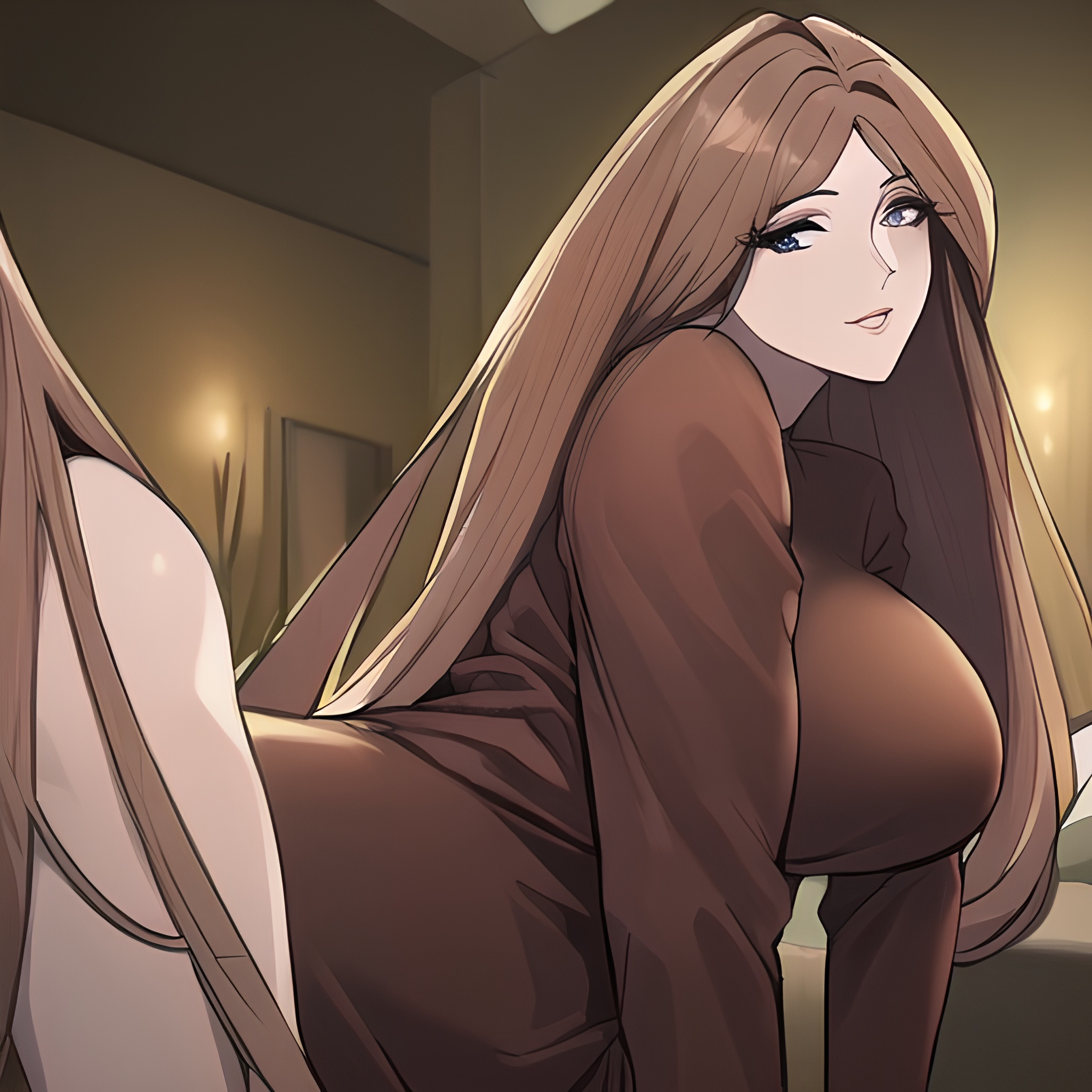 small boobs long hair front view hospital nude woman