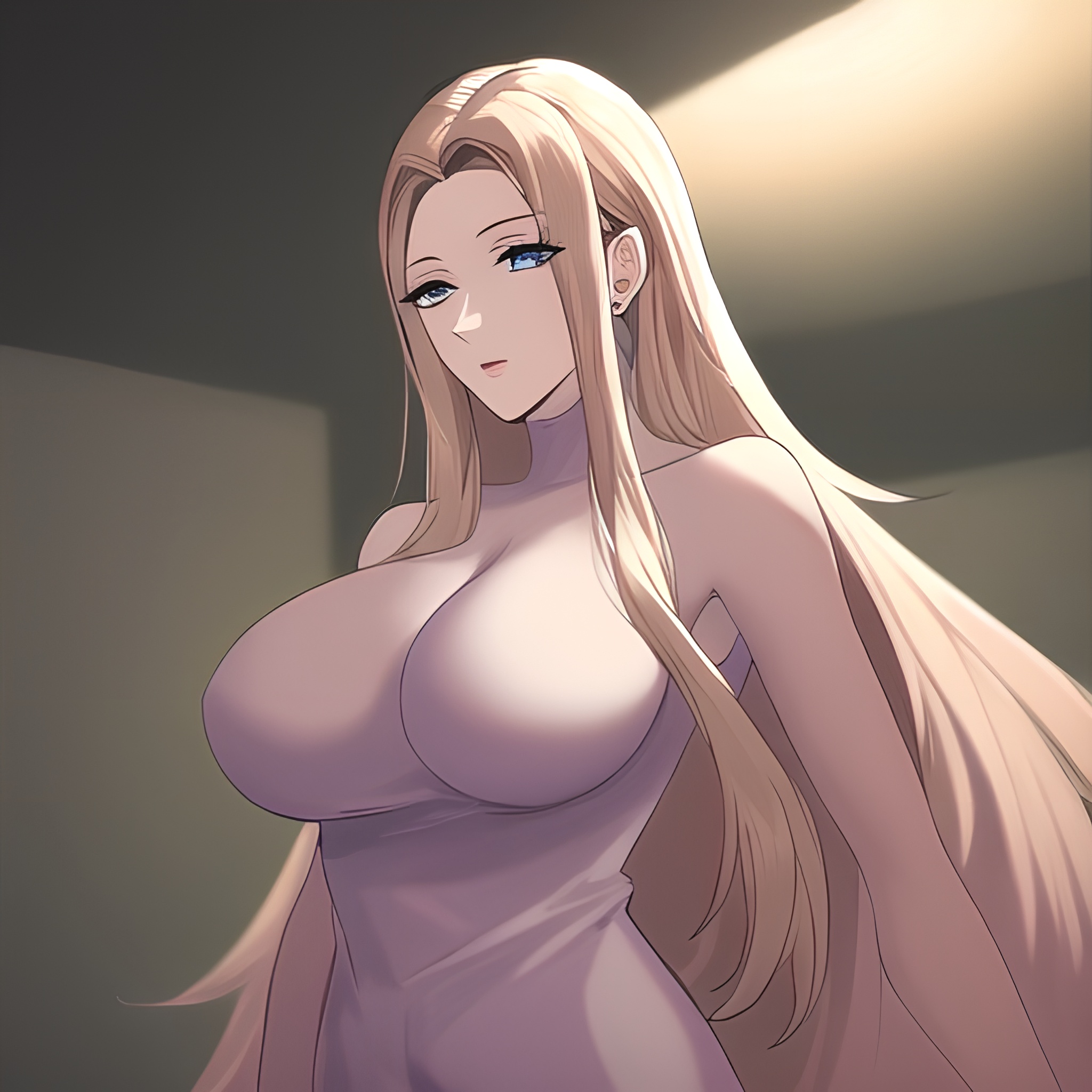 small boobs woman nude front view hospital long hair 