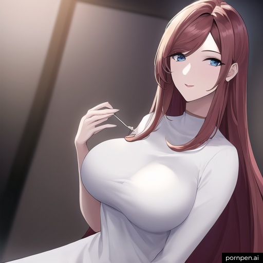 woman front view small boobs nude hospital long hair