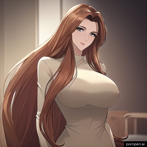 long hair woman nude front view hospital small boobs