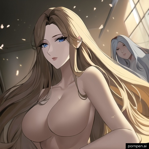 nude long hair hospital small boobs woman front view