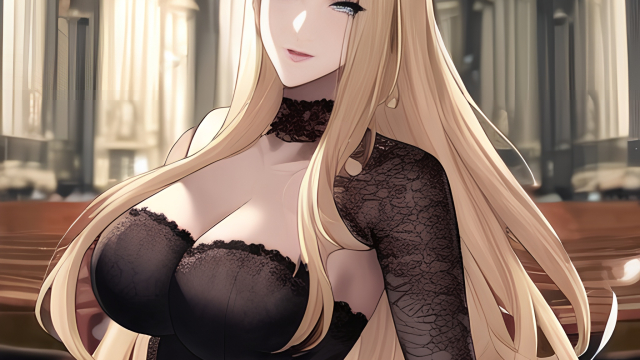 The Temptation of the Blonde in Fishnet