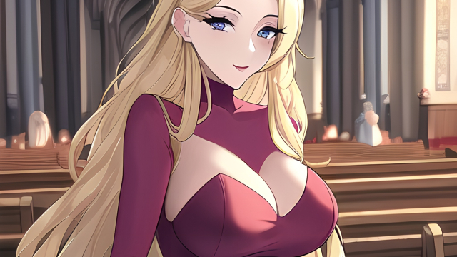 The Temptation of the Blonde in Fishnet